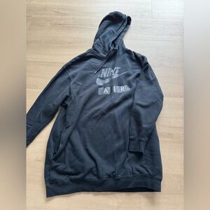 Nike Air Black Hoodie Dress (Size Small)